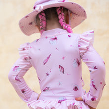 Load image into Gallery viewer, Long Sleeve Girls Swimsuit