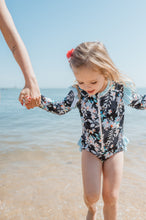 Load image into Gallery viewer, Long Sleeve Girls Swimsuit - Moments
