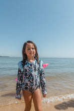 Load image into Gallery viewer, Long Sleeve Girls Swimsuit - Moments
