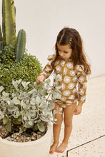 Load image into Gallery viewer, Long Sleeve Girls Swimsuit Boho - Tales Of Indie
